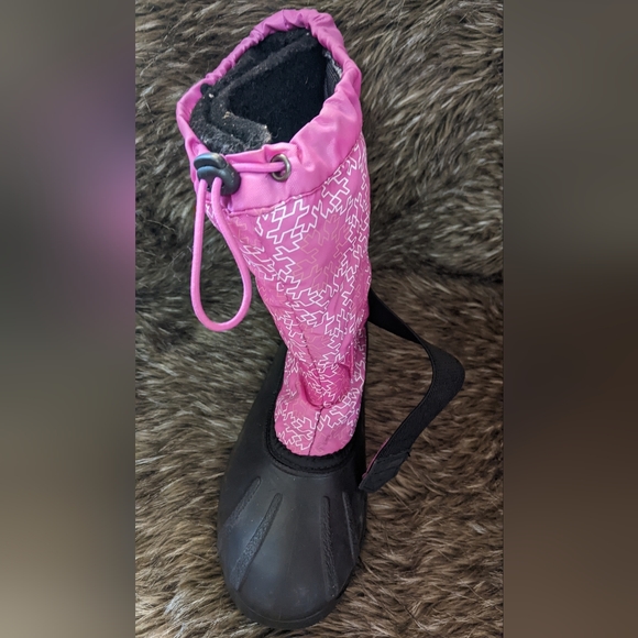 Kamik Child's Sturdy Pink Boots- 4 - Picture 7 of 11